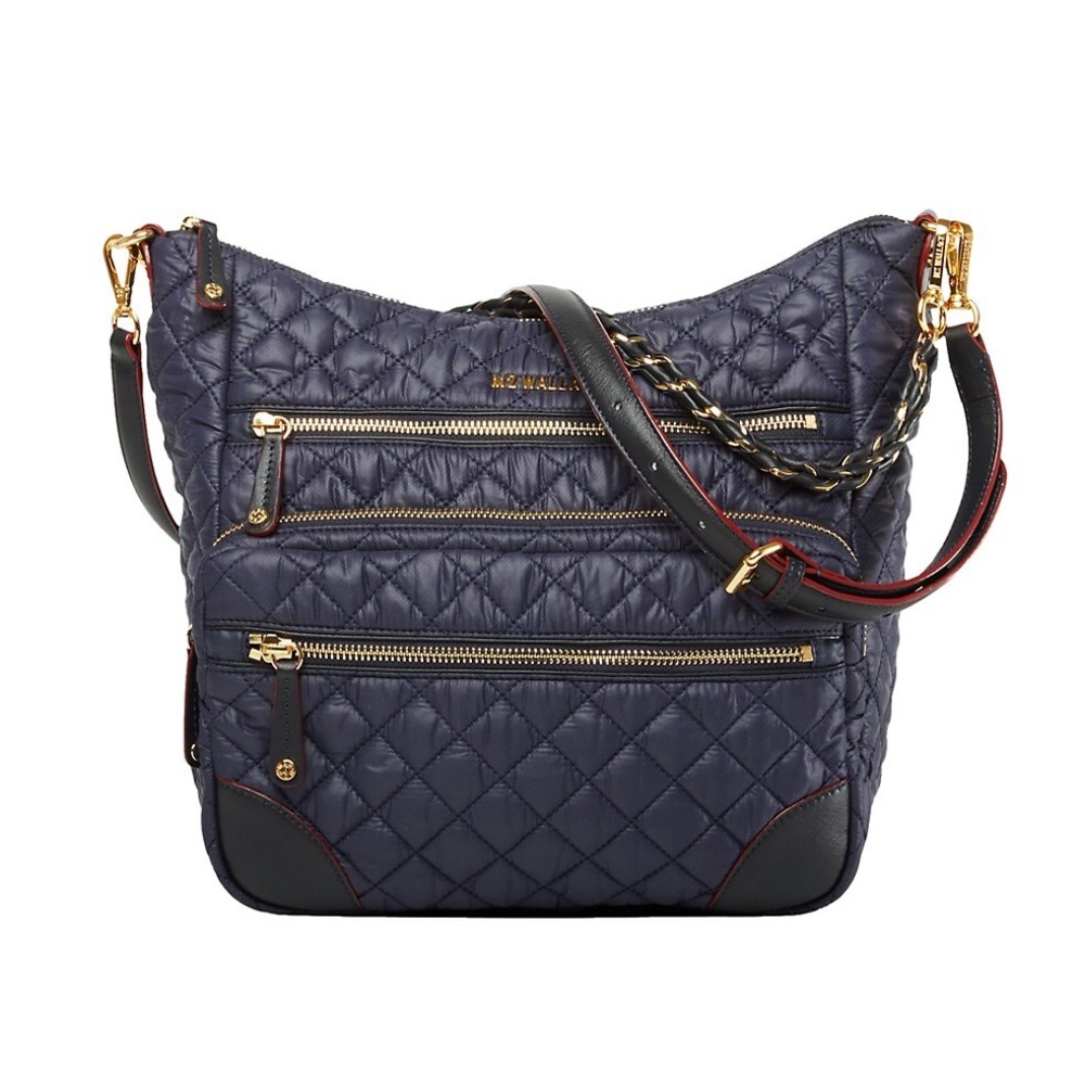 NWT Mz Wallace Quilted Crosby Hobo Crossbody Bag